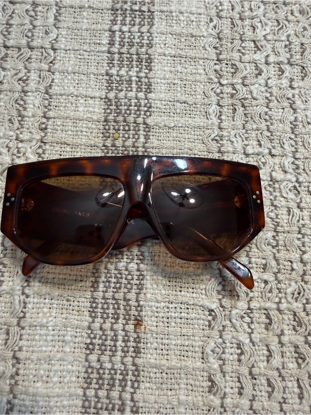 Celine women’s Tortoiseshell Sunglasses with Brown Lenses - Picture 8 of 9
